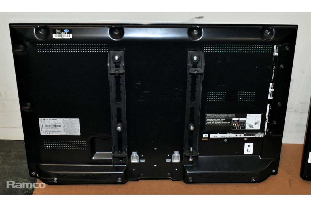 2x LG 32LM620T 32 inch 3D LED TVs in flight case - case dimensions: L 1230 x W 600 x H 550mm - Image 5 of 8
