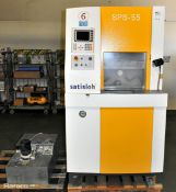 Satisloh SPS-55 CNC polishing machine with slurry unit - year: 2010 - W 1000 x D 1340 x H 1780mm