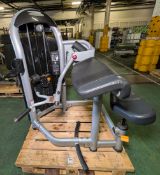 Matrix seated arm curl weights exercise machine - weight stack: 4.5kg (10lbs) to 91kg (200lbs)