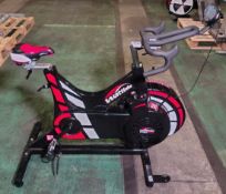Wattbike FreeRide indoor exercise bike - L 1400 x W 610 x H 1180mm