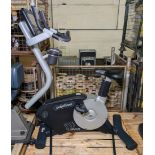 Pulse Fitness 240G U-Cycle upright exercise bike - L 1250 x W 650 x H 1460mm