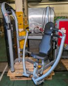 Matrix converging chest press weights exercise machine - see desc. for full info