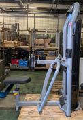 Matrix diverging seated row weights exercise machine - see desc. for full info