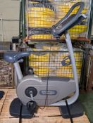 TechnoGym Bike Exc 700i upright cycle exercise machine - L 1100 x W 540 x H 1500mm