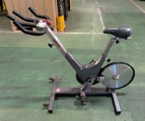 Keiser M3 indoor spin bike - L 1300 x W 660 x H 1150mm - CONSOLE MOUNT IS SNAPPED