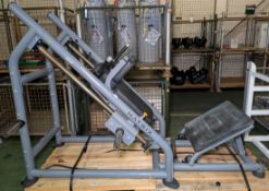 Matrix hack swat weights exercise machine - W 1450 x D 2300 x H 1620mm
