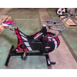 Wattbike FreeRide indoor exercise bike - L 1400 x W 610 x H 1180mm