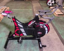 Wattbike FreeRide indoor exercise bike - L 1400 x W 610 x H 1180mm