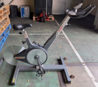 Keiser M3 indoor spin bike - L 1300 x W 660 x H 1150mm