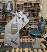 Technogym Top 600 XT Pro upper-body ergometer exercise bike - W 650 x D 1400 x H 1530mm