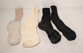 Various mixed socks - various sizes - paired & unpaired - unknown quantity - 163kg