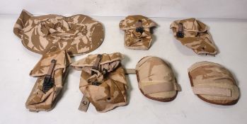 Various types of ex-military desert accessories - 156kg – may require repair / be incomplete