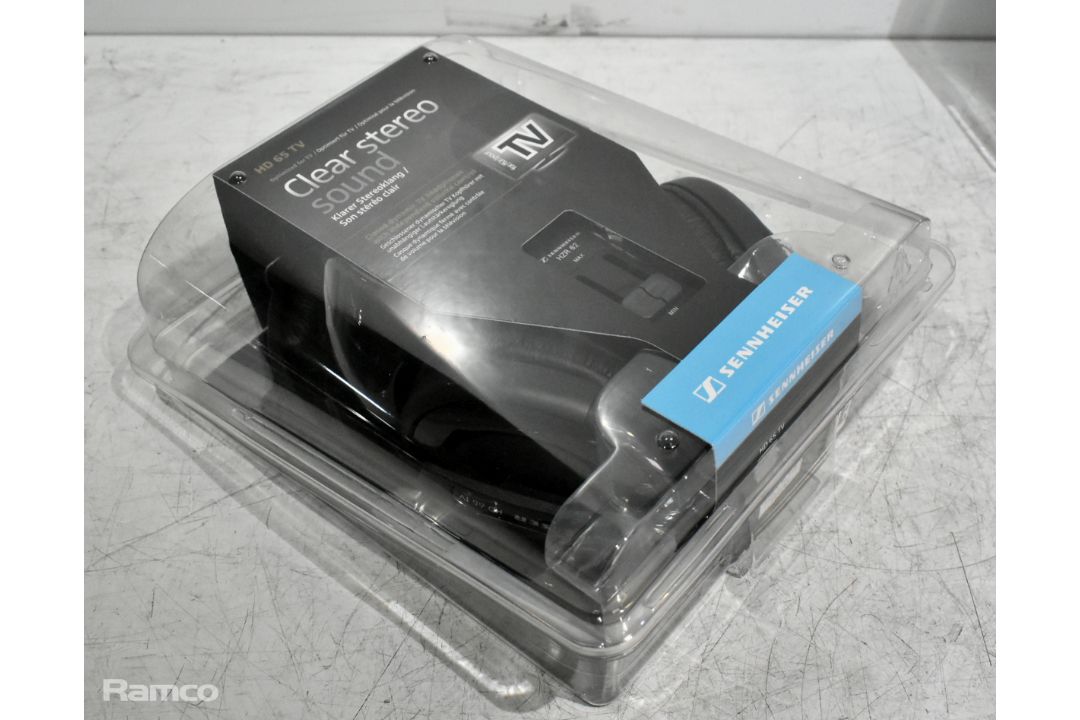 4x Sennheiser HD 65 TV closed dynamic TV headphones - Image 3 of 5