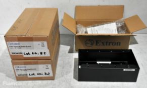 3x Extron EWB 104 4-gang external wall boxes