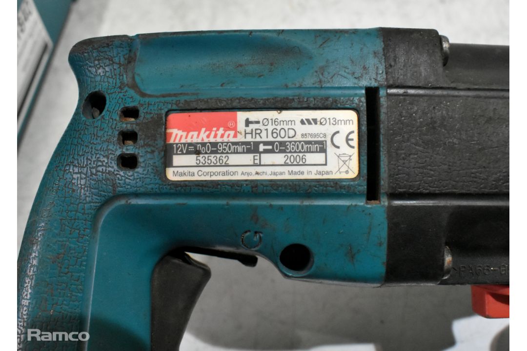 6x electric corded drills with 3x cases - 5x Bosch and 1x Makita - see description - Image 30 of 31