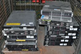 15 pieces - HP ProLiant servers, Supermicro server, HP & Synology RackStation bundle - see desc.