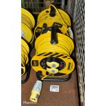 2x 110V 25m extension cable reels