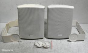 2x APart SDQ5-W cabinet speakers
