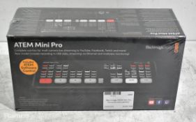 Blackmagic ATEM Mini Pro live production switcher - packaged