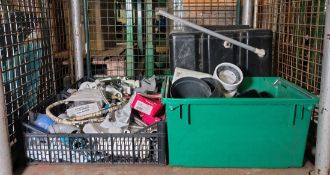 Plumbing consumables - pipes, gutter parts, cistern tank and tap hoses