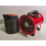 115V explosion proof fan & flexible ducting
