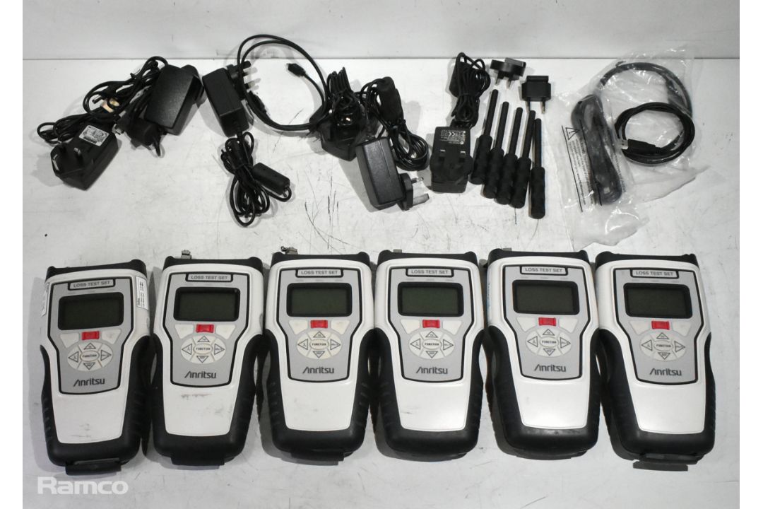 6x Anritsu Instruments 50LTS350C CATV power meter loss test set with power adaptors - Image 1 of 6