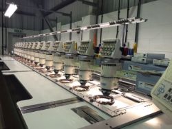 Baruden BENSME-YN-15V 15-head embroidery machine – fully working and serviced annually (machine 3)