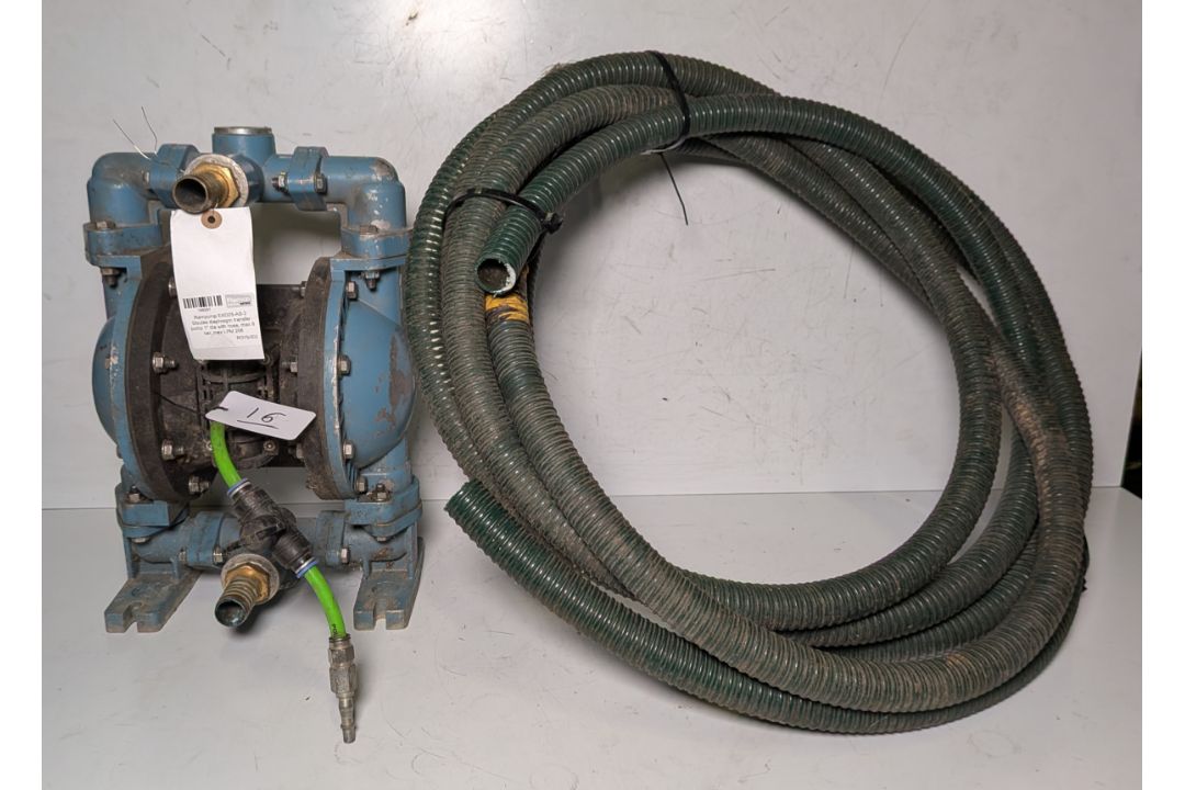 Rampump EXD25-AS-2 Double diaphragm transfer pump 1" dia with hose, max 8 bar, max LPM 208 - Image 1 of 8