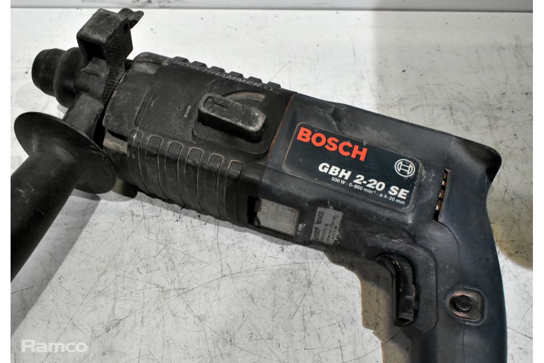 6x electric corded drills with 3x cases - 5x Bosch and 1x Makita - see description - Image 9 of 31