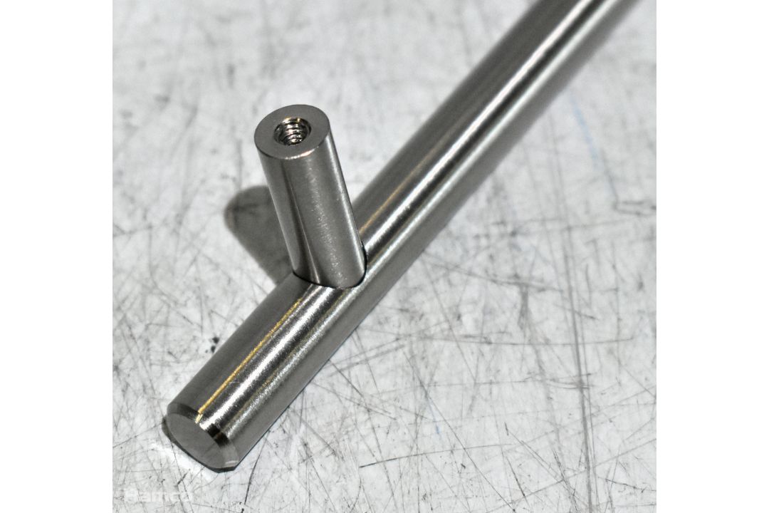 12x Boxes of 10x Amazon Basics satin nickel euro bar cabinet handles 5.88" - see desc. - Image 5 of 5