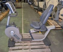Technogym NEW RECLINE EXCITE 700 SP recumbent exercise bike - L 1600 x W 600 x H 1290mm