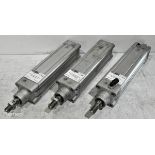 3x Festo DNC-50-160-PPV-A pneumatic cylinders
