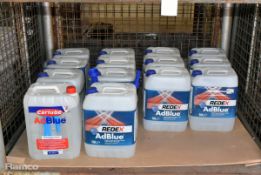 13x 10L bottles of Redex & 1x 10L bottle of Carlube AdBlue diesel exhaust fluid