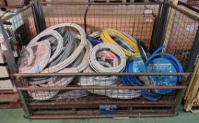 Pipes of mixed types, sizes, lengths and material types - approx 30