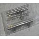 12x Boxes of 10x Amazon Basics satin nickel euro bar cabinet handles 5.88" - see desc. - Image 2 of 5