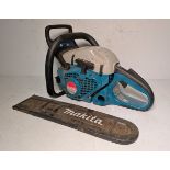 Makita DCS5000 Professional 50cc petrol chainsaw in carry case - BARE UNIT ONLY