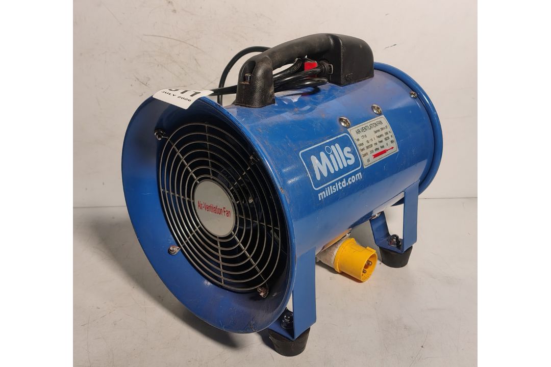 Mills CTF-20 115V air ventilation fan with flexible ducting - Image 2 of 5
