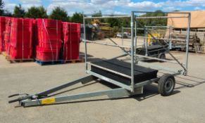 The Hayling Trailer Co. Ltd H.4.P 103 3 tier canoe trailer with storage box - see desc.