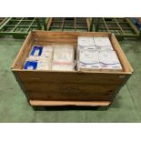 Industrial consumables - cleanroom gloves and approx 12x boxes containing 750ml bottles of Cleenol