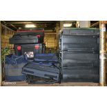 Workshop tool boxes and tool bags - mixed types and sizes - approx 25