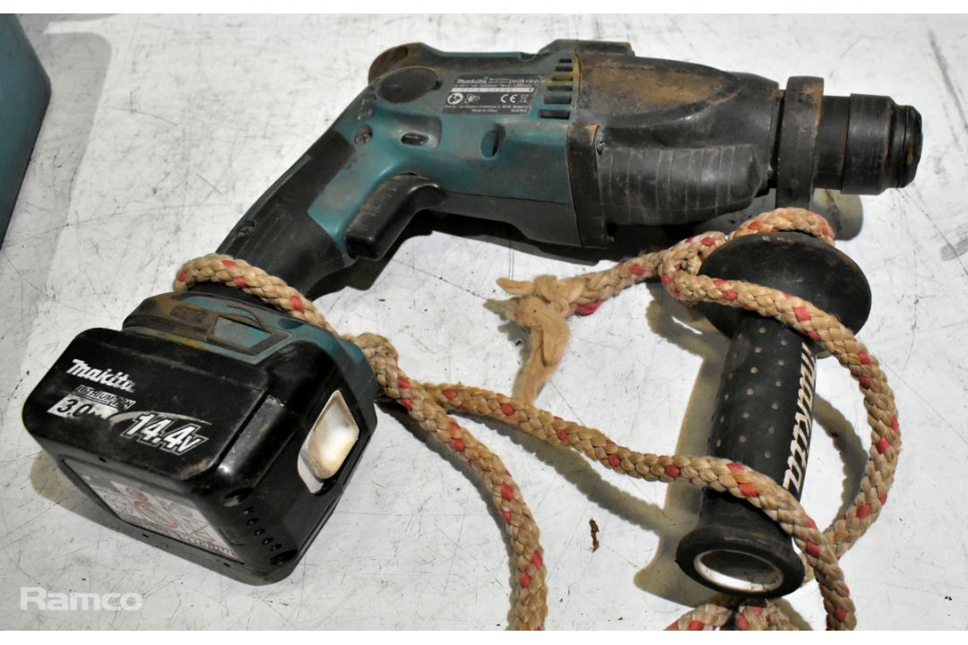 2x Makita cordless drills with 1x cases, batteries and charger - 1x BHR162 and 1x DHR164 - Image 7 of 10