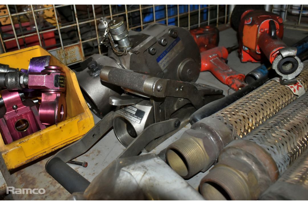 Workshop spares and consumables - pneumatic tools, pipes, split pins, bolts, gauges and padlocks - Image 8 of 8
