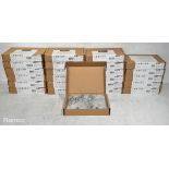 24x Boxes of 10x Amazon Basics flat black euro bar cabinet handles 6.13" - see desc.