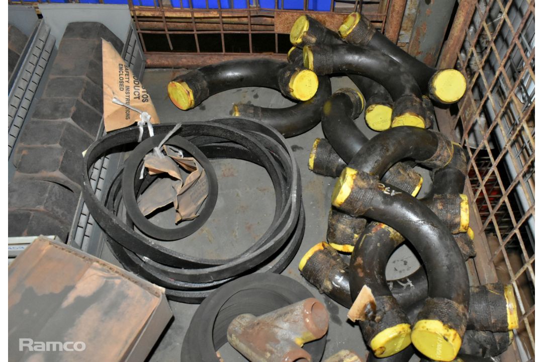 Workshop spares and consumables - nuts, Y pipe, pipe elbows and metal off cuts - approx 220kg - Image 3 of 8