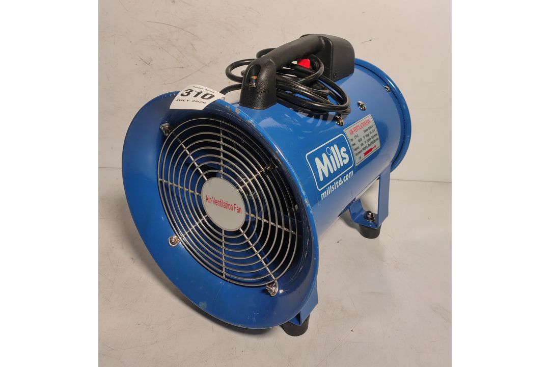 Mills CTF-20 115V air ventilation fan with flexible ducting - Image 2 of 5