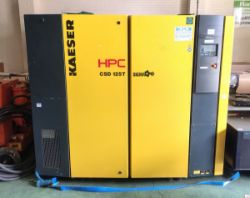 Kaeser ABT 125 rotary screw air compressor with integrated refrigerated dryer - see description