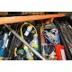 Workshop tools and accessories - drill bits, saws, torches, hammers, crowbars and electrical plugs - Image 3 of 6