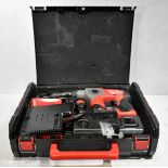 Milwaukee M12 CH cordless hammer drill with M12 2.0Ah battery, M12 4.0Ah battery, M12 charger & case