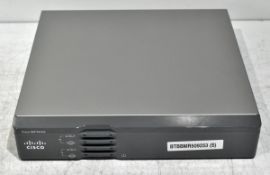 9x Cisco 867VAE-K9 Integrated Services routers with power and connector cables