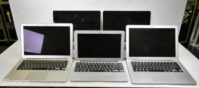 3x Apple MacBook Airs & 2x MacBook Pros - details in description